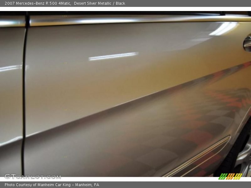 Desert Silver Metallic / Black 2007 Mercedes-Benz R 500 4Matic