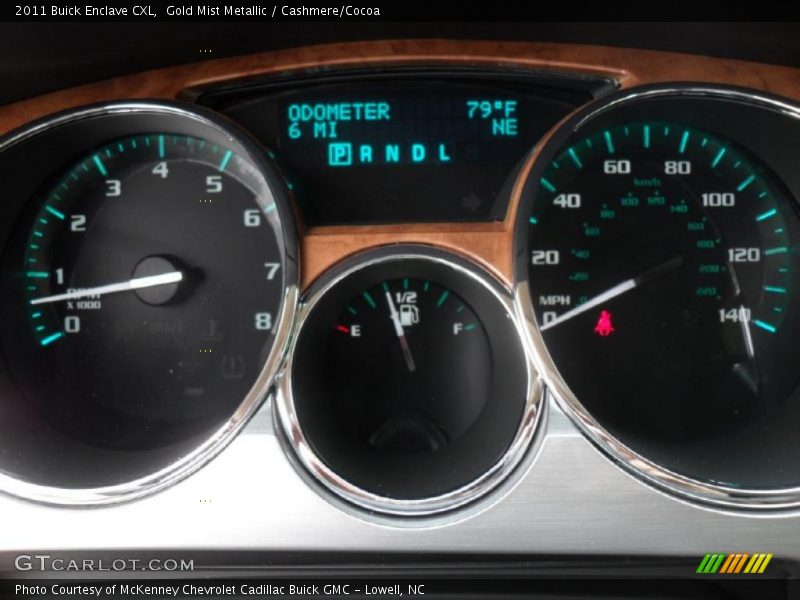 Gold Mist Metallic / Cashmere/Cocoa 2011 Buick Enclave CXL