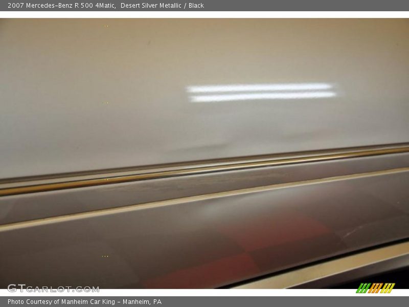 Desert Silver Metallic / Black 2007 Mercedes-Benz R 500 4Matic