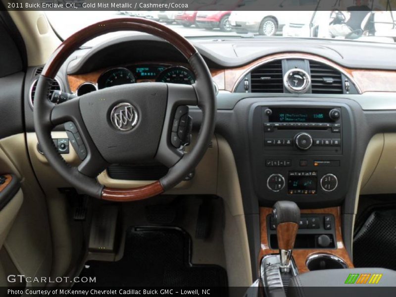 Gold Mist Metallic / Cashmere/Cocoa 2011 Buick Enclave CXL