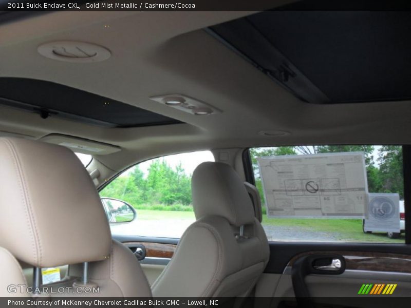 Gold Mist Metallic / Cashmere/Cocoa 2011 Buick Enclave CXL