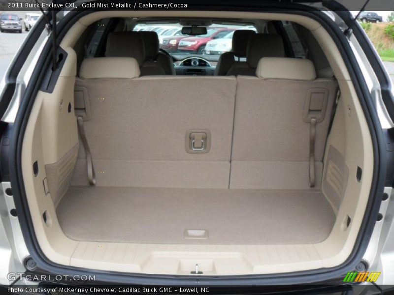 Gold Mist Metallic / Cashmere/Cocoa 2011 Buick Enclave CXL