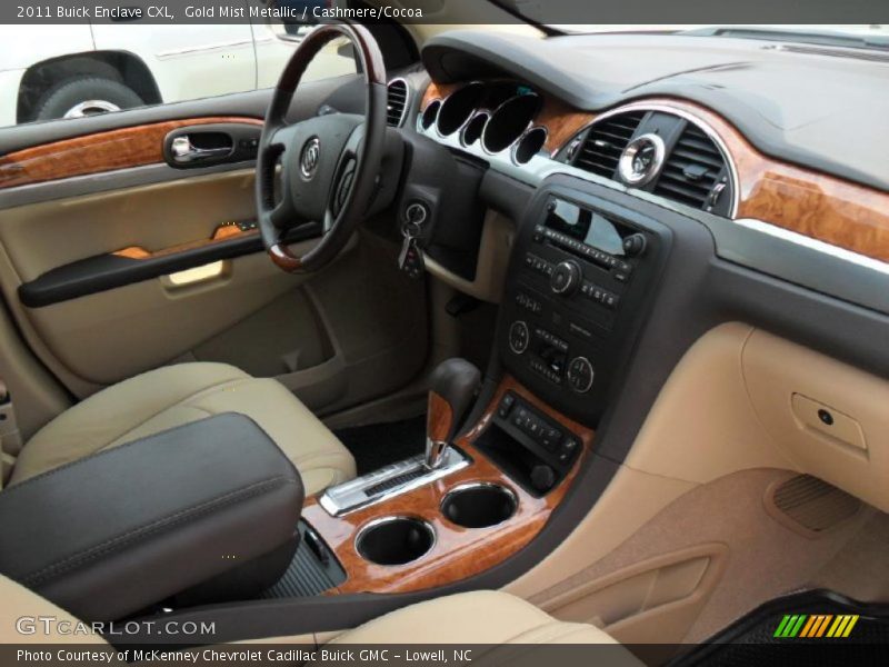 Gold Mist Metallic / Cashmere/Cocoa 2011 Buick Enclave CXL