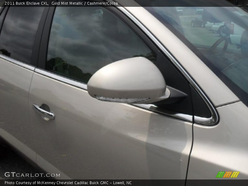 Gold Mist Metallic / Cashmere/Cocoa 2011 Buick Enclave CXL