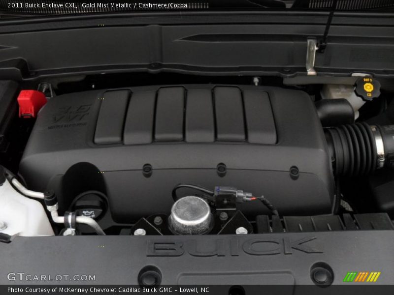 Gold Mist Metallic / Cashmere/Cocoa 2011 Buick Enclave CXL