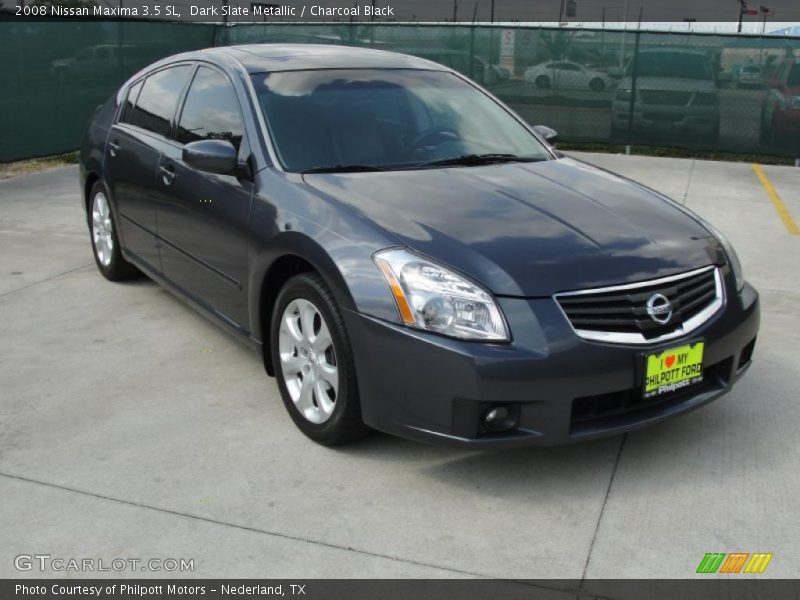 Dark Slate Metallic / Charcoal Black 2008 Nissan Maxima 3.5 SL