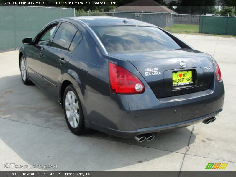 Dark Slate Metallic / Charcoal Black 2008 Nissan Maxima 3.5 SL