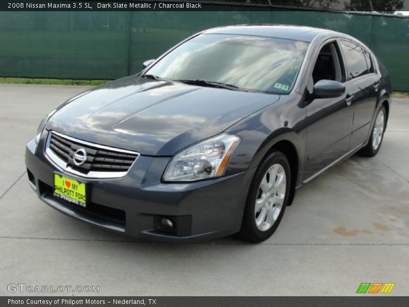 Dark Slate Metallic / Charcoal Black 2008 Nissan Maxima 3.5 SL