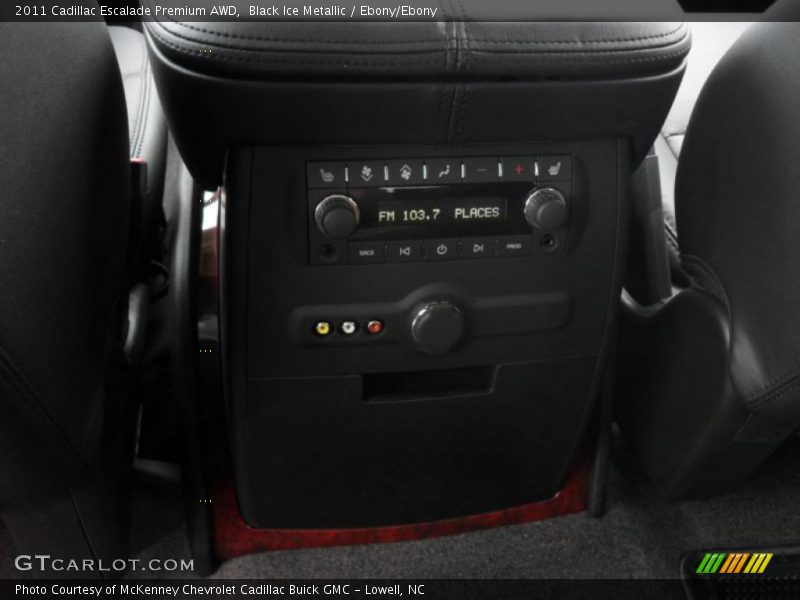 Black Ice Metallic / Ebony/Ebony 2011 Cadillac Escalade Premium AWD
