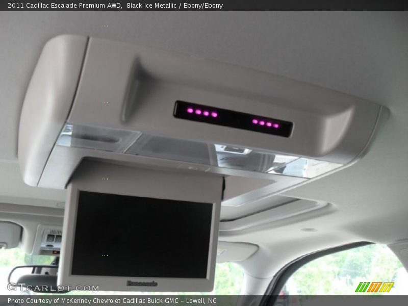 Black Ice Metallic / Ebony/Ebony 2011 Cadillac Escalade Premium AWD