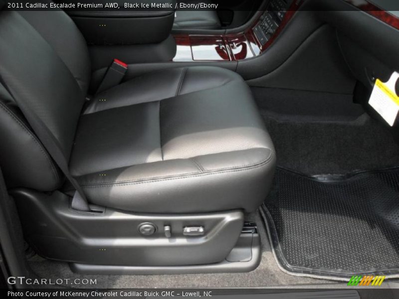 Black Ice Metallic / Ebony/Ebony 2011 Cadillac Escalade Premium AWD