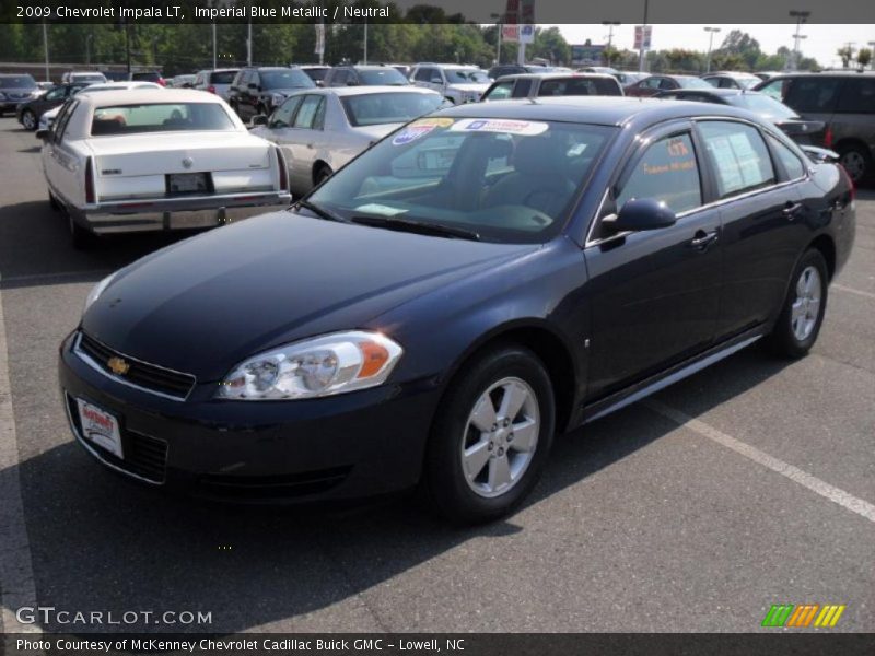 Imperial Blue Metallic / Neutral 2009 Chevrolet Impala LT