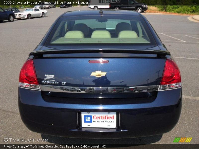 Imperial Blue Metallic / Neutral 2009 Chevrolet Impala LT