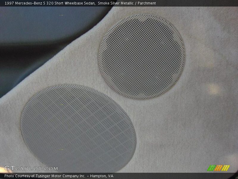 Smoke Silver Metallic / Parchment 1997 Mercedes-Benz S 320 Short Wheelbase Sedan