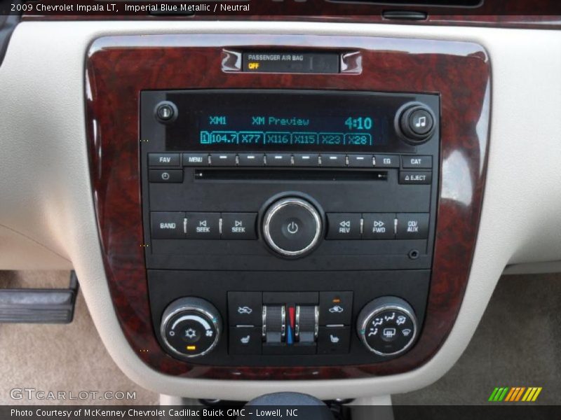 Imperial Blue Metallic / Neutral 2009 Chevrolet Impala LT