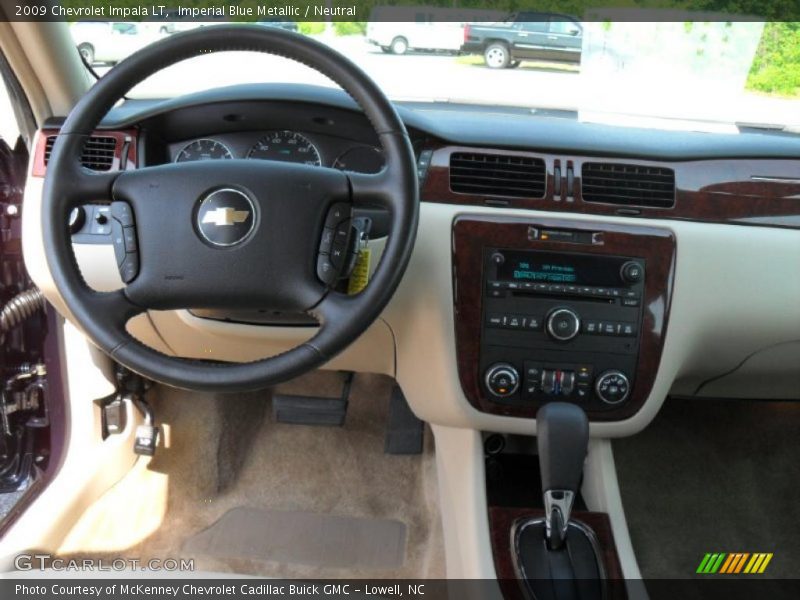 Imperial Blue Metallic / Neutral 2009 Chevrolet Impala LT