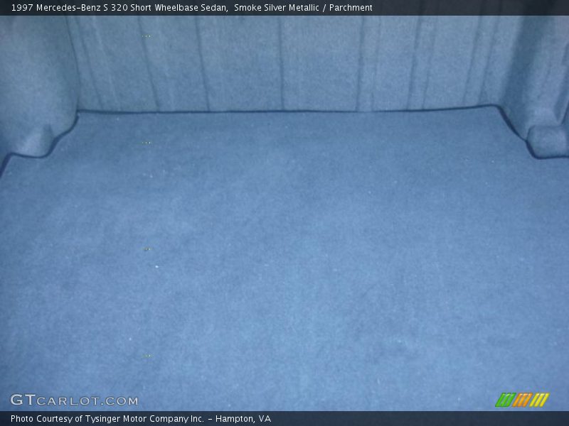 Smoke Silver Metallic / Parchment 1997 Mercedes-Benz S 320 Short Wheelbase Sedan