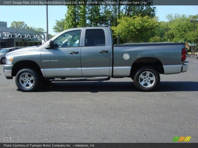 Mineral Gray Metallic / Medium Slate Gray 2007 Dodge Ram 1500 Big Horn Edition Quad Cab 4x4