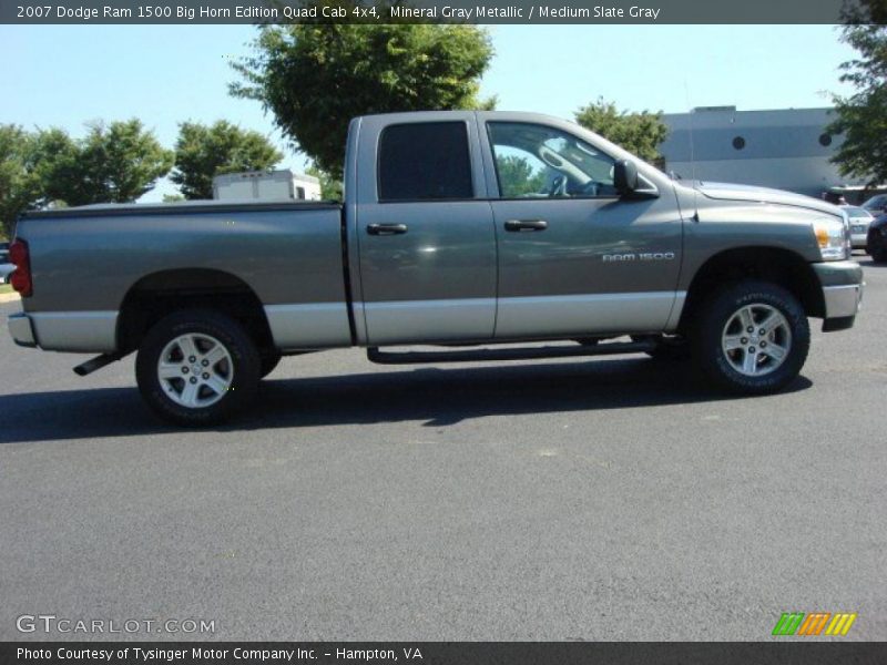 Mineral Gray Metallic / Medium Slate Gray 2007 Dodge Ram 1500 Big Horn Edition Quad Cab 4x4
