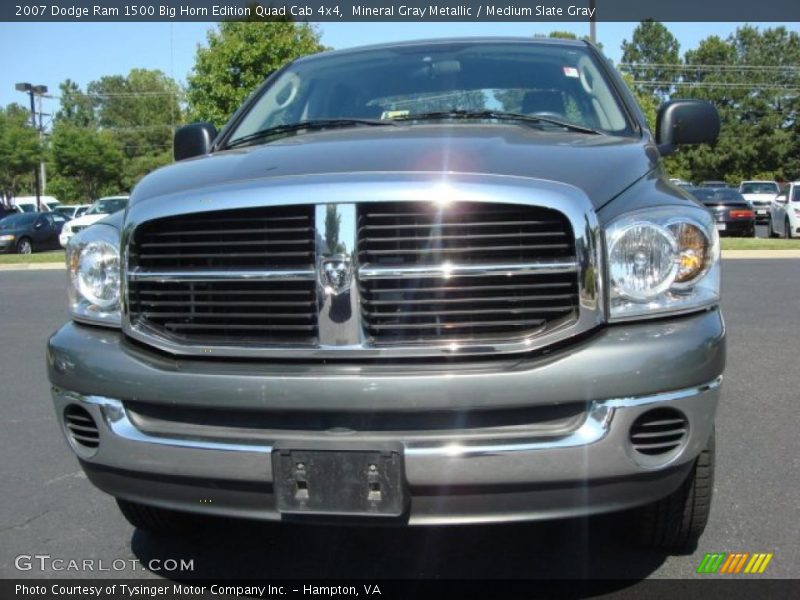Mineral Gray Metallic / Medium Slate Gray 2007 Dodge Ram 1500 Big Horn Edition Quad Cab 4x4
