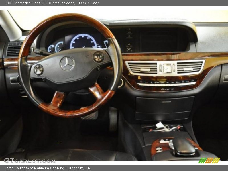 Black / Black 2007 Mercedes-Benz S 550 4Matic Sedan