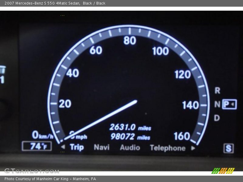 Black / Black 2007 Mercedes-Benz S 550 4Matic Sedan