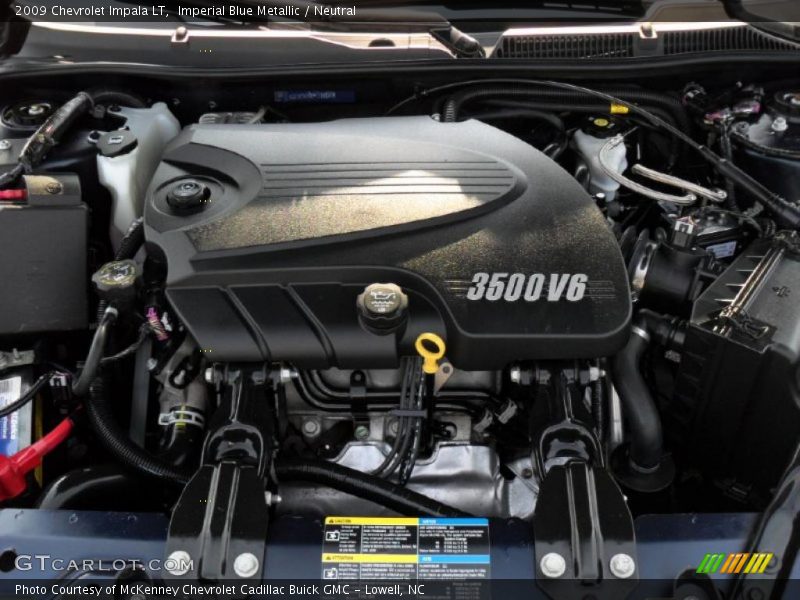 Imperial Blue Metallic / Neutral 2009 Chevrolet Impala LT