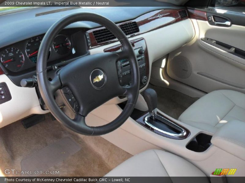 Imperial Blue Metallic / Neutral 2009 Chevrolet Impala LT