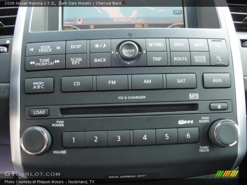 Dark Slate Metallic / Charcoal Black 2008 Nissan Maxima 3.5 SL