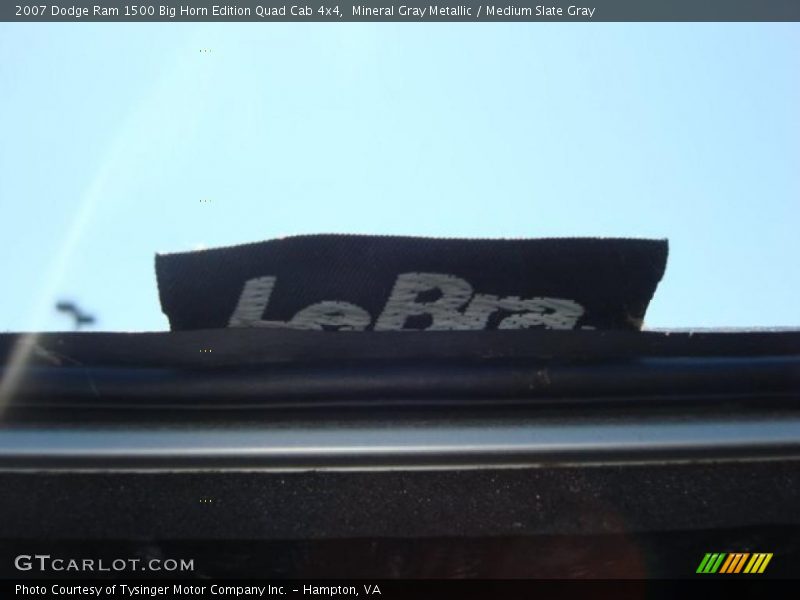 Mineral Gray Metallic / Medium Slate Gray 2007 Dodge Ram 1500 Big Horn Edition Quad Cab 4x4