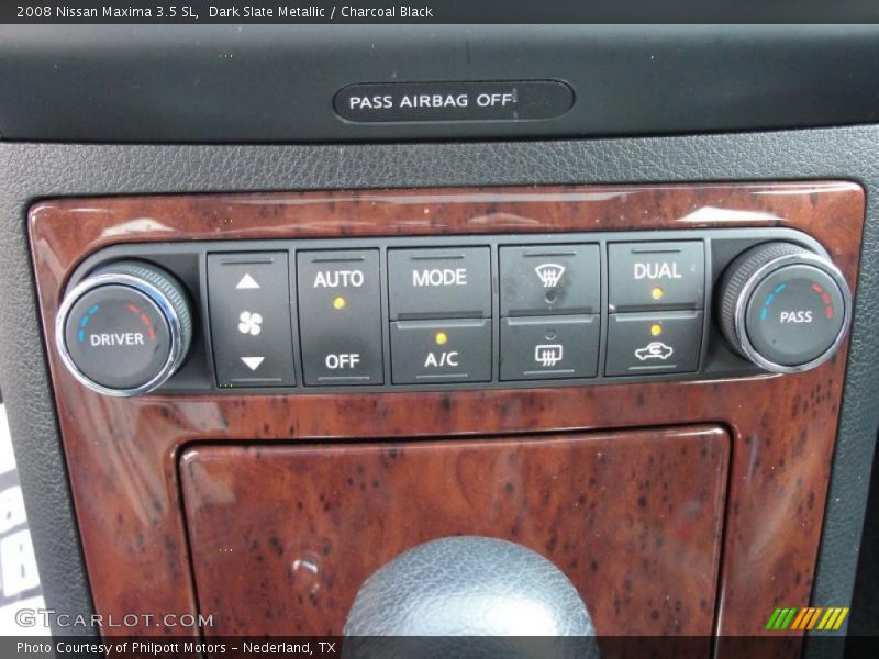 Dark Slate Metallic / Charcoal Black 2008 Nissan Maxima 3.5 SL