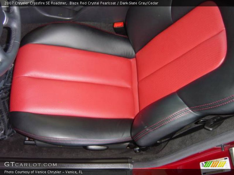 Blaze Red Crystal Pearlcoat / Dark Slate Gray/Cedar 2007 Chrysler Crossfire SE Roadster