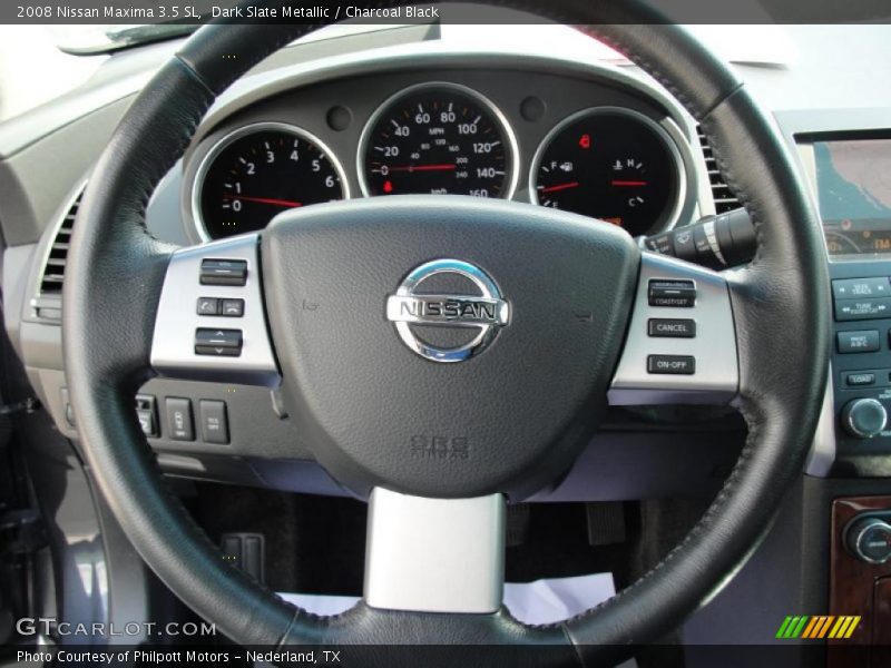 Dark Slate Metallic / Charcoal Black 2008 Nissan Maxima 3.5 SL