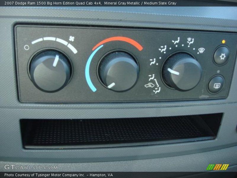 Mineral Gray Metallic / Medium Slate Gray 2007 Dodge Ram 1500 Big Horn Edition Quad Cab 4x4