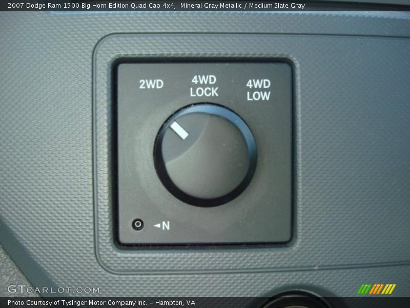 Mineral Gray Metallic / Medium Slate Gray 2007 Dodge Ram 1500 Big Horn Edition Quad Cab 4x4