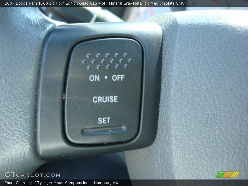 Mineral Gray Metallic / Medium Slate Gray 2007 Dodge Ram 1500 Big Horn Edition Quad Cab 4x4