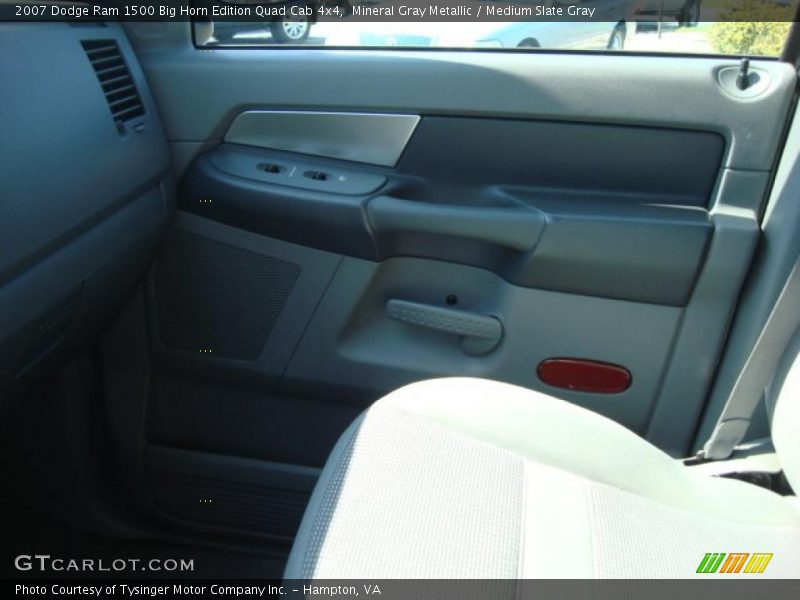 Mineral Gray Metallic / Medium Slate Gray 2007 Dodge Ram 1500 Big Horn Edition Quad Cab 4x4