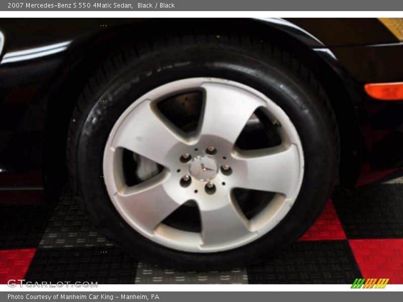 Black / Black 2007 Mercedes-Benz S 550 4Matic Sedan