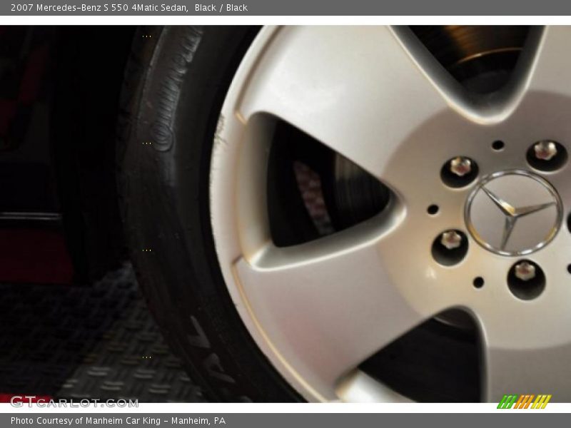 Black / Black 2007 Mercedes-Benz S 550 4Matic Sedan