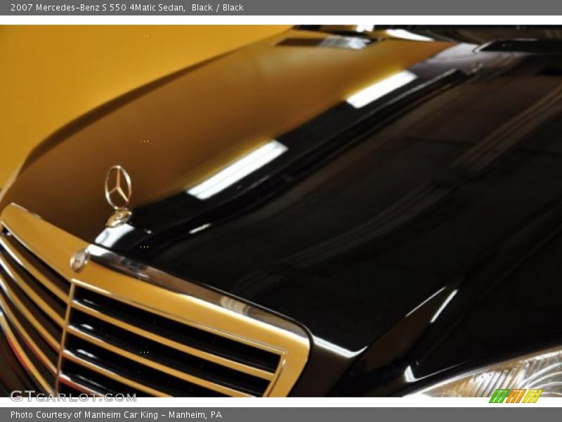 Black / Black 2007 Mercedes-Benz S 550 4Matic Sedan