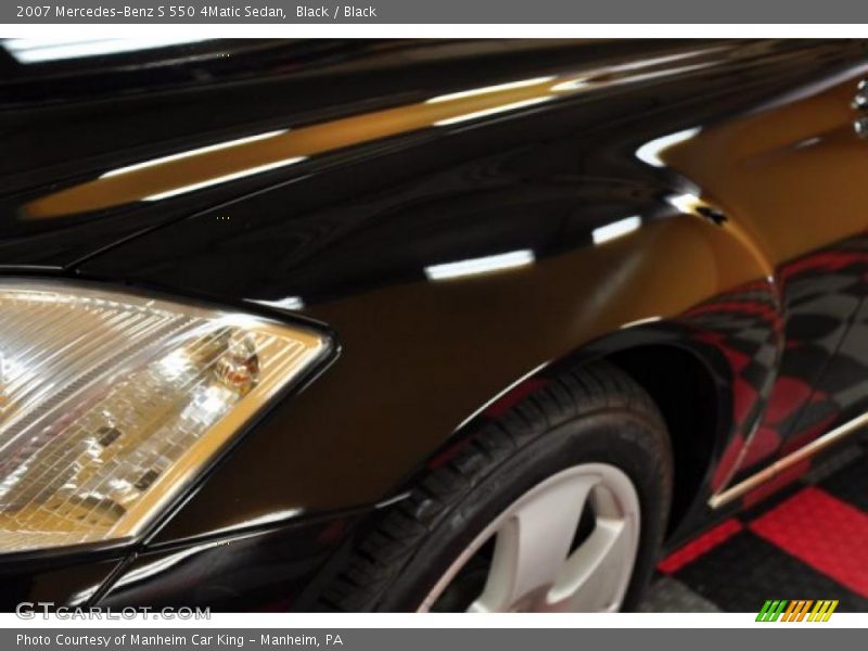 Black / Black 2007 Mercedes-Benz S 550 4Matic Sedan