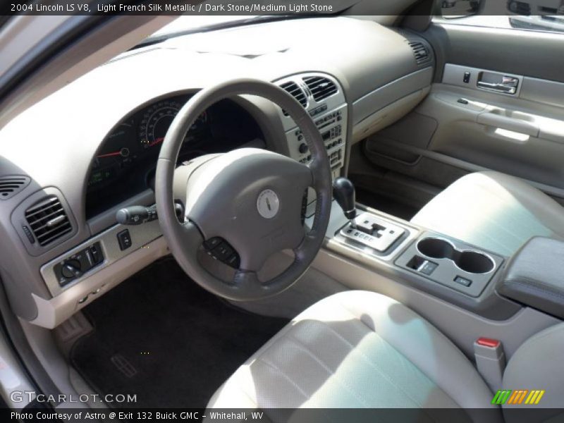 Light French Silk Metallic / Dark Stone/Medium Light Stone 2004 Lincoln LS V8