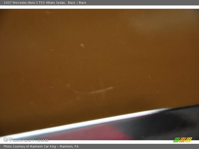 Black / Black 2007 Mercedes-Benz S 550 4Matic Sedan