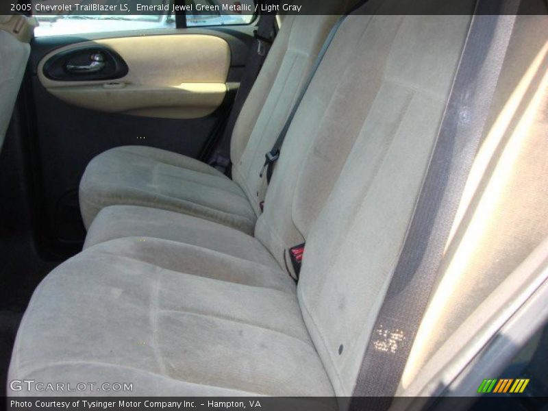 Emerald Jewel Green Metallic / Light Gray 2005 Chevrolet TrailBlazer LS