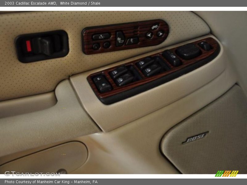 White Diamond / Shale 2003 Cadillac Escalade AWD