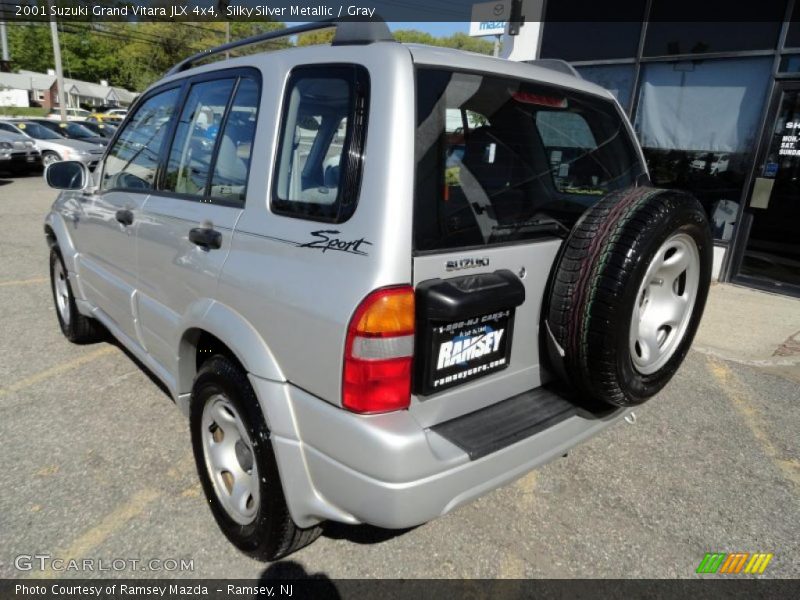 Silky Silver Metallic / Gray 2001 Suzuki Grand Vitara JLX 4x4