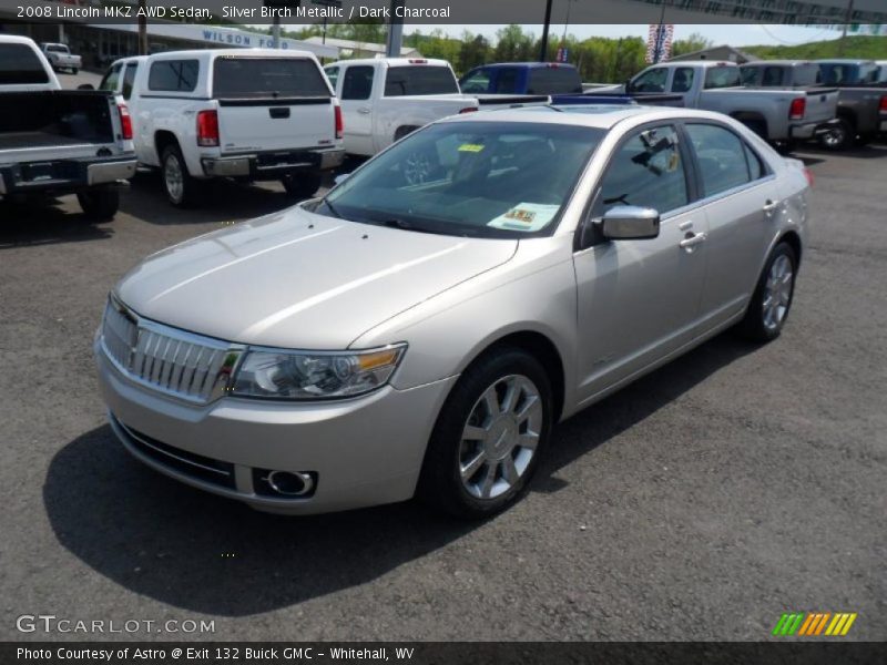 Silver Birch Metallic / Dark Charcoal 2008 Lincoln MKZ AWD Sedan