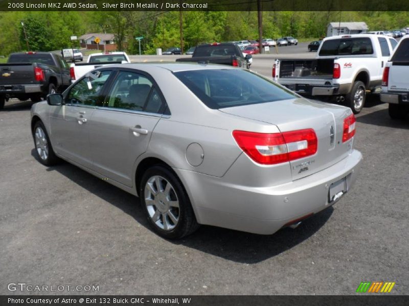 Silver Birch Metallic / Dark Charcoal 2008 Lincoln MKZ AWD Sedan