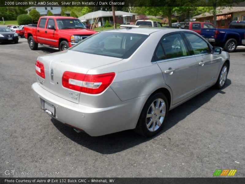 Silver Birch Metallic / Dark Charcoal 2008 Lincoln MKZ AWD Sedan