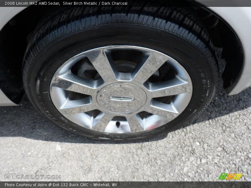 Silver Birch Metallic / Dark Charcoal 2008 Lincoln MKZ AWD Sedan